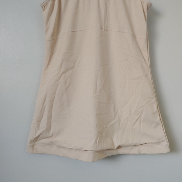 MAIDENFORM Flexees Long Length Shapewear Camisole Tank Top Size XL Beige - Picture 8 of 12